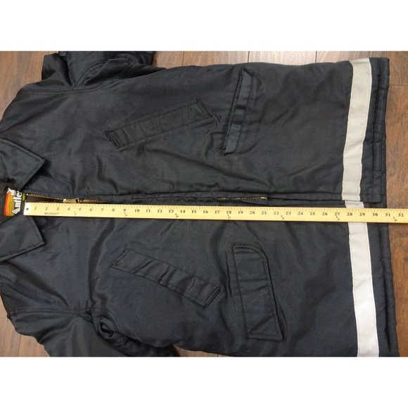 Antler Uniform Jacket Reflective Band Zipper Quilted Interior Size 46 - Picture 9 of 9